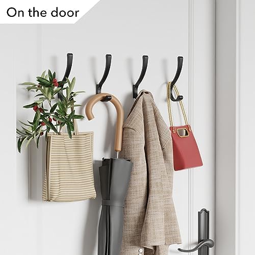 Coat Hooks Wall Mounted, Heavy Duty Hooks Hanging Towel - Image 4