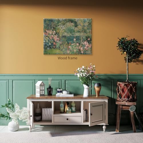 Sage Green Scenery Garden Wall Art Landscape Botanical Wildflower Poster 12x16 - Image 4