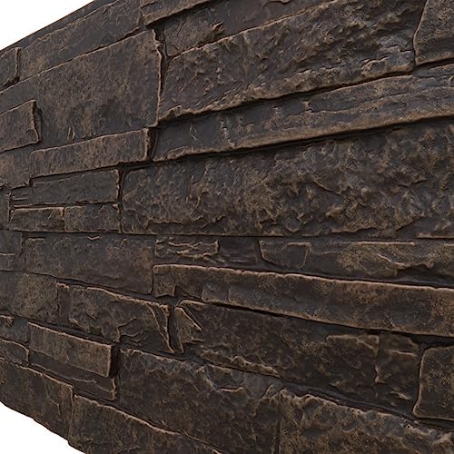 EverStone Acadia Ledge Faux Stone Panel, Alder Creek Color - Image 7