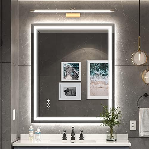 Ratsamee 30"x36" LED Bathroom Mirror by RATSAMEE