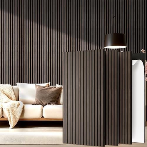 4-Pack Wood Veneer Acoustic Wall Panels Decorative Acoustical Panel by KERRAM