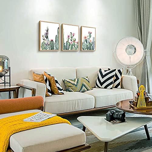 Natural Wood Framed Wall Art For Living Room & Bedroom Decor - Image 2
