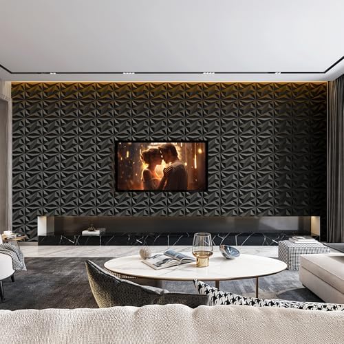 INMOZATA 3D Wall Panels, Diamond Textured PVC Accent Wall Panels - Image 6