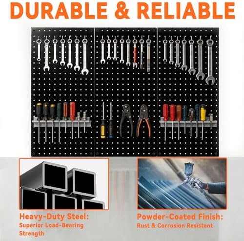 Ultrawall Metal Pegboard Panels, Pegboard Wall Organizer - Image 3