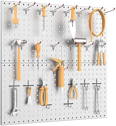 WALMANN 2 PCS 12x24 in Pegboard Panels, 24x24 in Tools Pegboards - Image 6