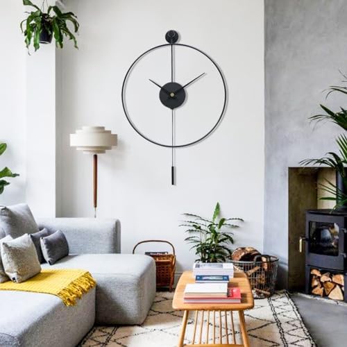 YISITEONE Classical Large Decorative Wall Clock - Image 6