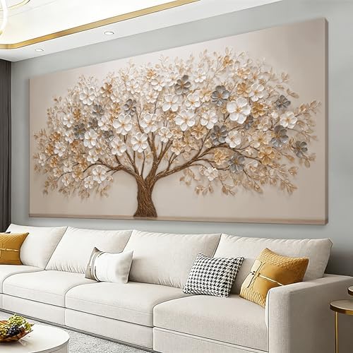 Modern Tree Of Life Canvas Wall Art Decor by Tsomzxng