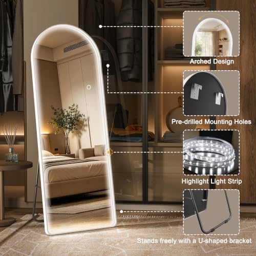Hasipu 56" X 16" Full Length Mirror - Image 3