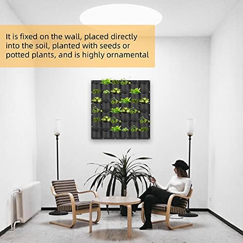 Hanging Planting Grow Bags, 36 Pockets Hanging Vertical Wall Planter Wall - Image 6