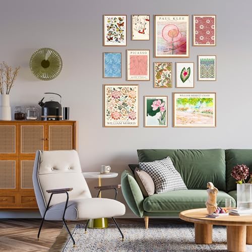LANCHI95 12 Pcs Unframed Eclectic Museum Gallery Art - Image 7