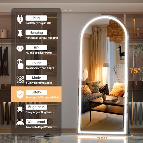 Hasipu 75" X 28" Full Length Mirror - Image 2