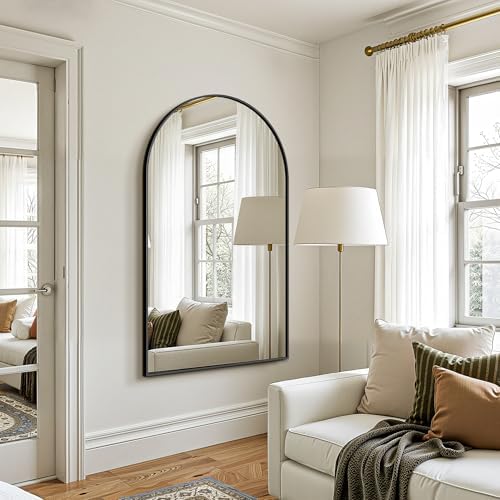 FICTOR 30" x 55" Arched Bathroom Vanity Mirror - Image 5