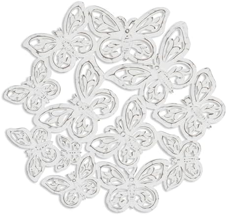JFY Designs Furio Hand Carved Butterfly Wood Wall Panels Bedroom Décor by JUSTFORYOUDESIGNS
