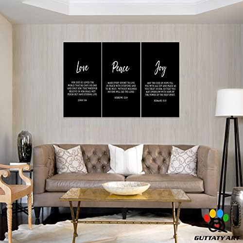 Office Wall Art-3 Panel Motivational Wall Art: Inspirational Quotes Canvas Art - Image 4