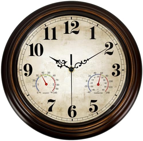 13 Inch Vintage Wall Clock by Comfytune