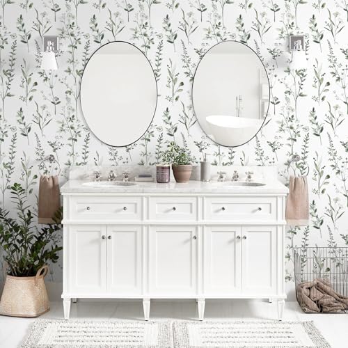 Peel and Stick Wallpaper for Bedroom Green Leaves Self-Adhesive - Image 6