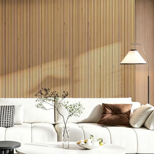 Art3d 94.5 x 12.8 Inch Soundproof Wood Textured Wall Panels - Image 2