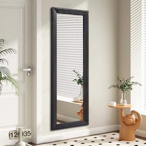 AAZZKANG Full Length Mirror Rectangle Wood Framed Large 47"x16" by AAZZKANG