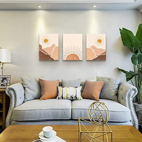 MHARTK66 Boho Wall Decor Living Room Canvas Wall Art - Image 3