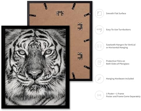 Poster Master Vintage Tiger Face Print - Image 2