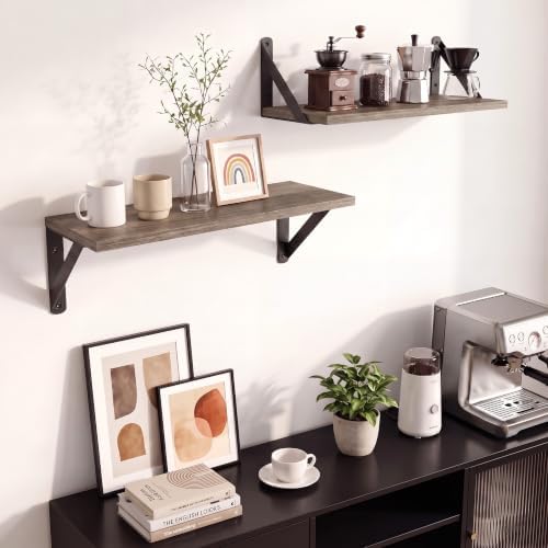 Wall Shelves 6 Inch Deep, 16 x 6 Set of 2 - Image 4