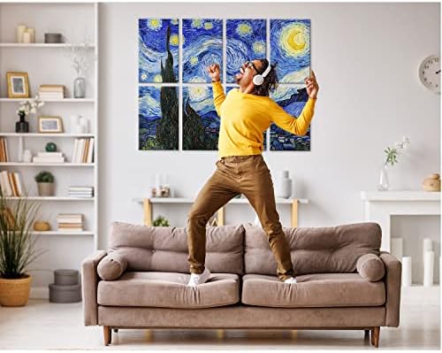 JBER Art Acoustic Panels 45" x 36", Sound Absorbing Wall Art, Starry Night - Image 4
