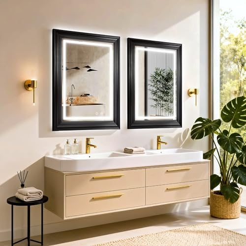 ROLOVE 24x35 Inch Antique Rectangle Wall Mirror - Image 3