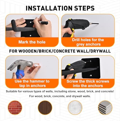 14" Large Heavy-Duty Garage Hooks - Image 5