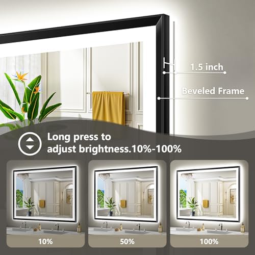 48x36 LED Bathroom Mirror with Lights - Image 4