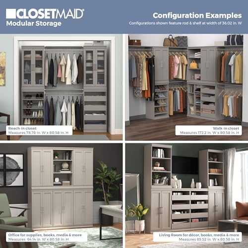 ClosetMaid Modular Storage Shelf and Hang Rod Kit - Image 6