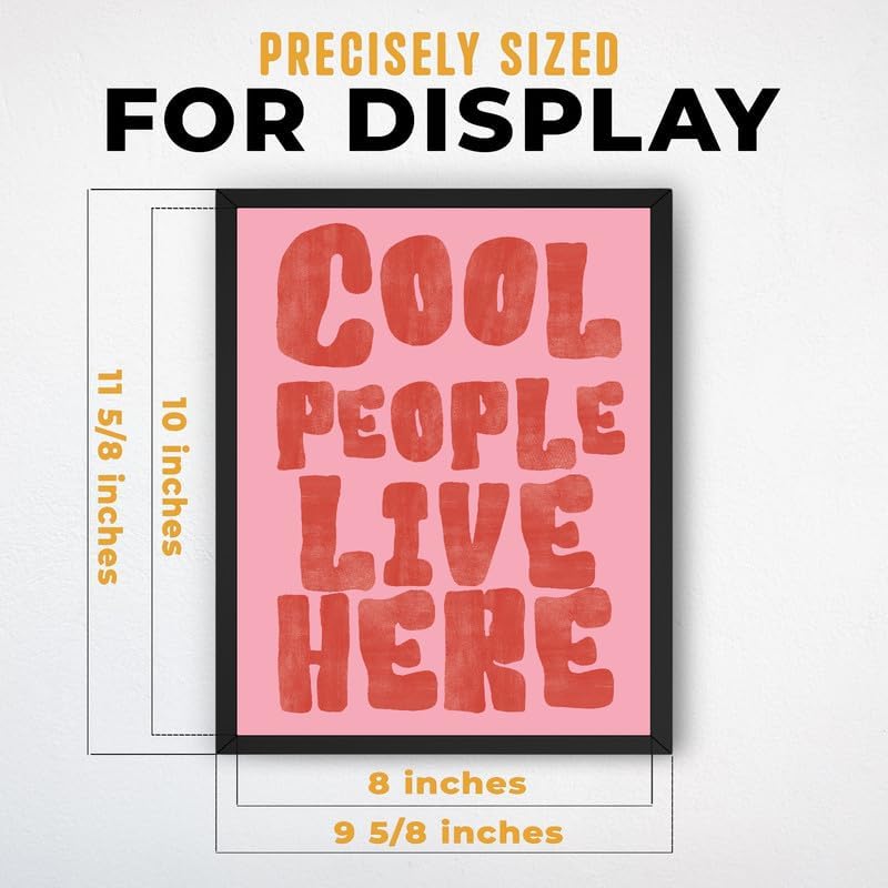 InkFlow Posters Cool People Live Here Canvas Poster - Image 3