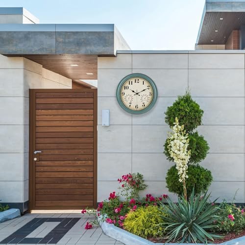 zyzamay 13 Inch Outdoor Clock - Image 5
