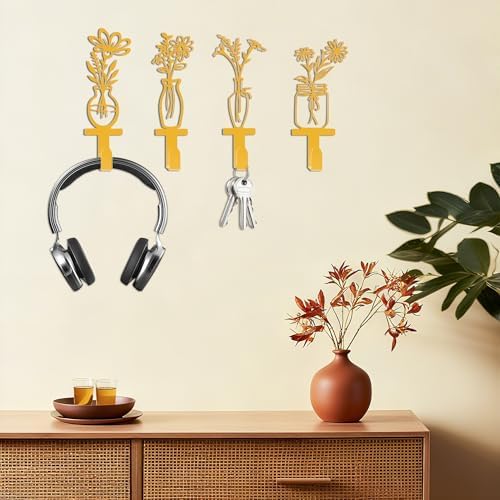 Metal Flower Wall Hooks - Image 4