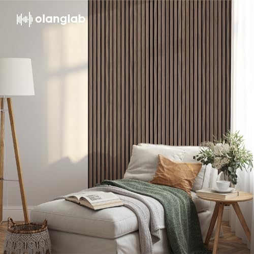 Olanglab Wood Panels for Wall 4Pack 94.5"x12.6" Dark Walnut - Image 6
