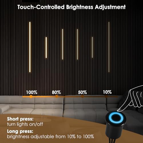 Slat Wall Lights for Wood Panel-6PCS LED Recessed Lighting Kit - Image 5