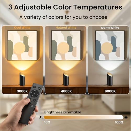 2 Pack Dimmable Uplights Indoor Floor Can Lights - Image 3
