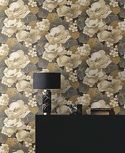 NextWall Nouveau Floral Peel and Stick Wallpaper - Image 5