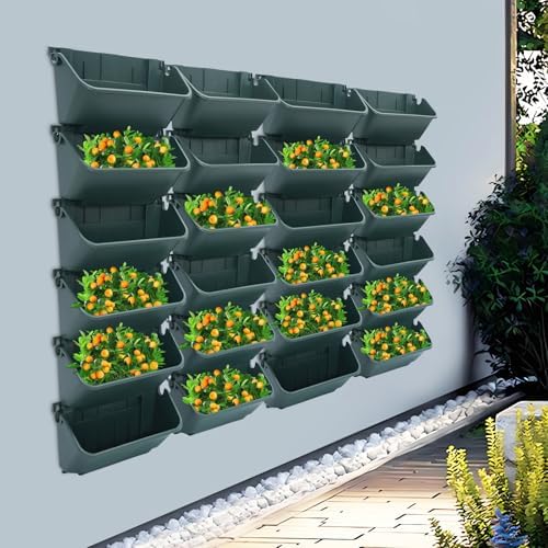Vertical Garden Planter, Wall Mounted Planter, Wall Hanging Flower Pot Wall by Netcoin