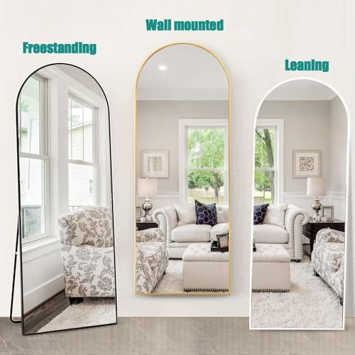 64''x21'' Arched Full Length Mirror - Image 6