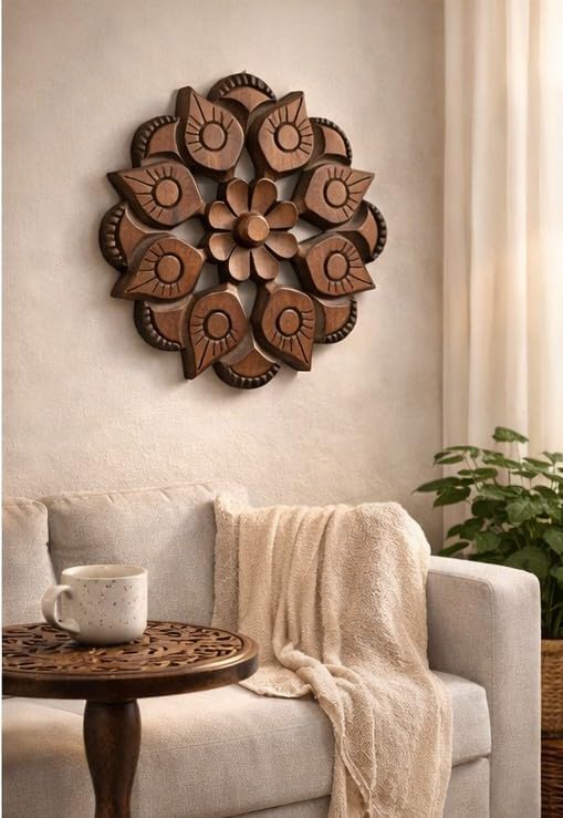 Wooden Designer Wall Hanging Plaques/Wall Plaque Wall Décor Plaques Set of - Image 4