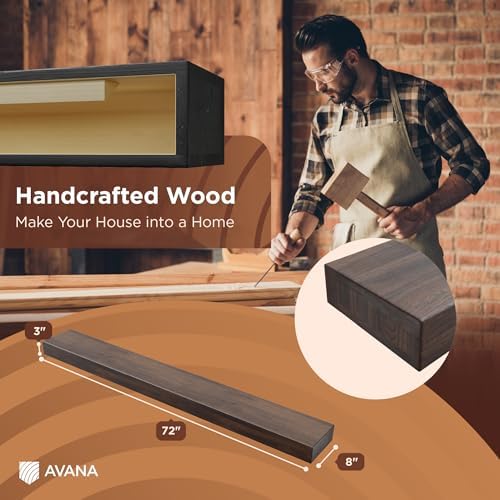Avana Floating Fireplace Mantle - Image 2