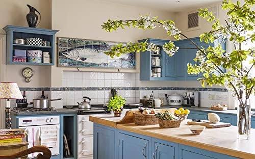 Ismoon 15.7"X118"Blue Contact Paper Matte Blue Wallpaper Peel and Stick - Image 6