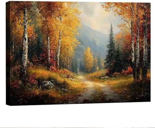 Serene Landscape Canvas Wall Art by Unknown