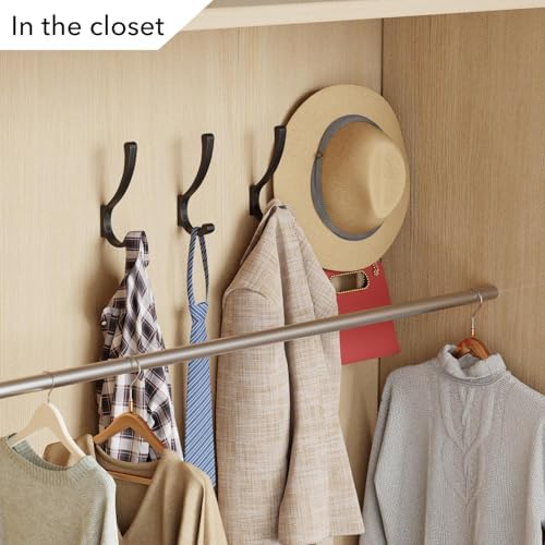 Coat Hooks Wall Mounted, Heavy Duty Hooks Hanging Towel - Image 7