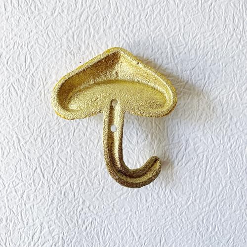 Rustic Mushroom-Shaped Decorative Wall Hook Rack Hangers - Image 6