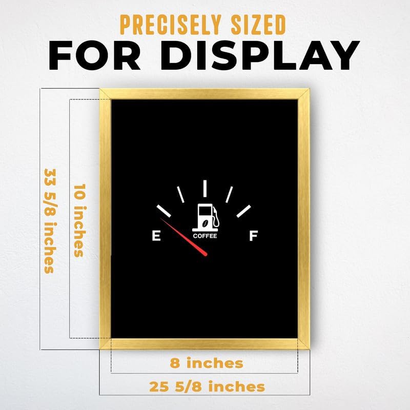 InkFlow Posters Coffee Gauge Canvas Poster - Image 3