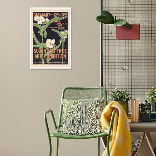 vintage South End Free Art Exhibition posters Minimalism Room Aesthetics canvas - Image 6
