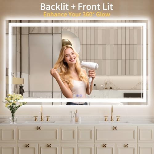 40"x60" LED Bathroom Mirror - Image 2