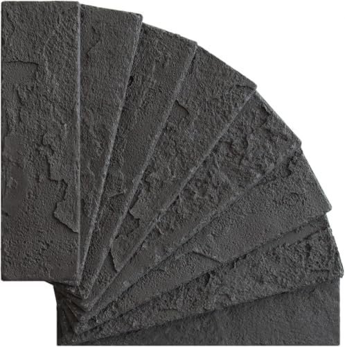 2 Old Town Black Faux Brick Wall Tiles, 3D Thin Brick Veneers - Image 4