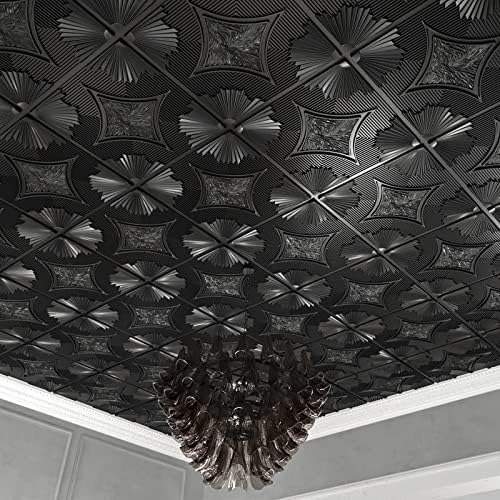 Art3d 12-Pack Waterproof 3D Drop Ceiling Tiles, 24 x 24 in - Image 3